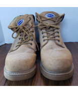 Dr. Scholl&#39;s Men&#39;s Holmen Brown Leather Work Outdoors Ankle Boot Size 11 - $24.74