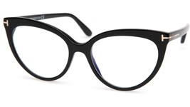 NEW TOM FORD TF5674-B 001 Black Eyeglasses Frame 54-17-140mm B44mm Italy - £146.04 GBP