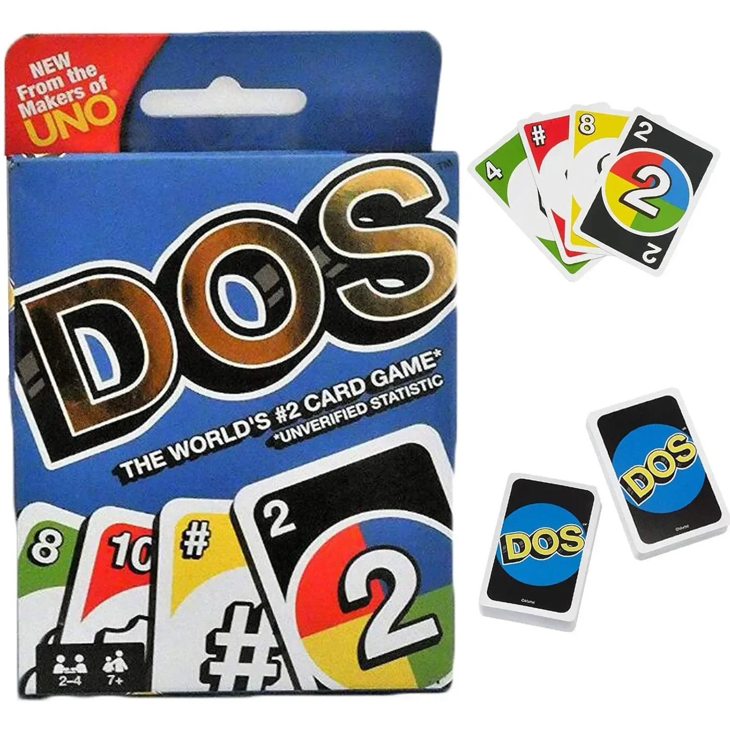 UNO : Dos - Card Game Family Party Board Game Toys Fun The World&#39;s #2 Card Game - £8.89 GBP+