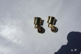Keeler  Brass Cup Caster 1&quot; dia wheel Polished Finish Sold by the Pair - $18.49
