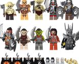 10pcs/set Custom Minifigures Sauron & ORC Uruk Hai warriors Collection - £13.97 GBP