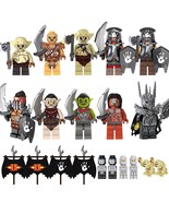 10pcs/set Custom Minifigures Sauron &amp; ORC Uruk Hai warriors Collection - $352.26 MXN