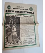 Vintage 1970s University of Oregon Ducks Basketball Program UofO VTG 1975 - £8.71 GBP