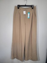 MADEWELL NWT $118 Seed Khaki Harlow Wide-Leg Pant reg. 10 NG521 - $75.95