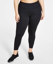 allbrand365 designer Womens Activewear Back-Zip 7/8 Leggings Color Noir Size 3X - £29.95 GBP