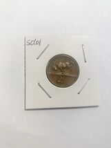 1966 South Africa 2 cent, Wildebeest/Van Riebeeck, KM-66.1 Collectible - $5.92 CAD