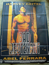 Abel Ferrara:Dir:Harvey Keitel (Bad Lieutenant) Rare Version Movie Poster - £194.69 GBP