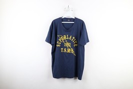 Vintage 90s Mens XL Faded Spell Out Superlative TSMS Short Sleeve T-Shir... - $19.75