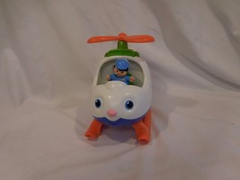 Fisher Price Little People Spin n Fly musical Helicopter great condition... - $6.94