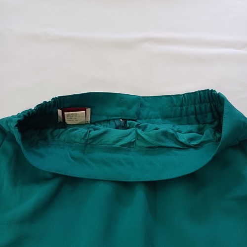 Vintage City Girl By Nancy Bolen Women's Turquoise Back Zip & Slit Skirt Size 14 Item image 9