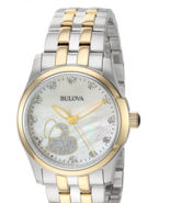 Bulova Women&#39;s Analog-Quartz Watch Two Tone, 18 (Model: 98P152)  - £171.82 GBP