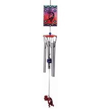 Spoontiques Kokopelli Wind Chime Outdoor Windchime 22 Inch Multicolor - $24.98