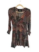 Anthropologie MAEVE Womens Dress MONACO Empire Fan Print Fit n Flare XS Petite - £24.95 GBP