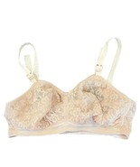 Vintage Pennyrich Beige Lace Bra Size 30F Retro Lingerie Intimates - $32.54 CAD