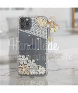 Handmade Sparkle Pearl Diamond Clear Case For iPhone 11 12 13 14 15 16 P... - $652.11 MXN
