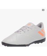 adidas  Nemeziz 19.4 TF J Sneaker, Grey two/Solar orange/chalk White Sz 5.5 - £16.73 GBP