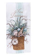 KAY DEE &quot;Basket of Sea Treasures&quot;~R6238 Dual Purpose Terry Towel~16&quot;x26&quot; - £7.54 GBP