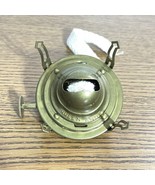 Queen Anne No. 0 Antique Brass Oil Kerosene Lamp Burner with Wick - £11.55 GBP