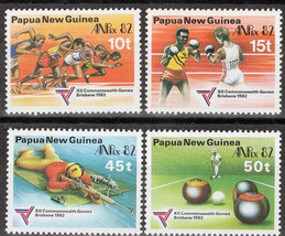 ZAYIX - Papua New Guinea 571-574 MNH Sports Commonwealth Games  072922S69M - £1.60 GBP