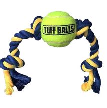 Dog Toys Interactive Rope and Tennis Ball Tough Play Fetch Catch Tug for... - $16.05+