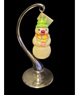 Christopher Radko 1996 Green Hat-Miami Ice Snowman Ornament 96-087-0 Ret... - €43,45 EUR