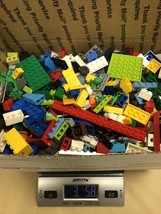 Lego bulk lot 3 lbs. Bricks, Plates, Discs Tires Etc All Kinds Of Sizes Colors - £13.21 GBP