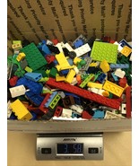 Lego bulk lot 3 lbs. Bricks, Plates, Discs Tires Etc All Kinds Of Sizes ... - $376.79 MXN