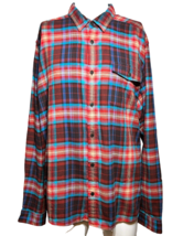 Patagonia Flannel Shirt Men&#39;s XL Organic Cotton Plaid Casual Outdoor Blue - AC - £46.63 GBP