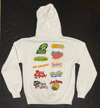 Nickelodeon Hoodie Sweater Pullover Sweatshirt Viacom Adult Small 946A - £14.43 GBP