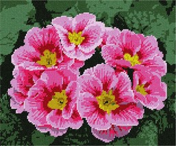 Pepita Needlepoint kit: Pink Blossoms, 12&quot; x 10&quot; - £68.91 GBP+