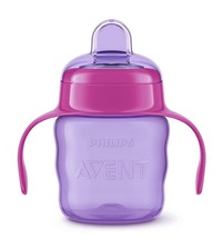 Philips Avent Classic Soft Polypropylene Spout Cup (Pink/Purple, 200ml) - £8.03 GBP