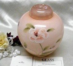 2992 Fenton Family Signature Camellia Ginger Jar - £123.45 GBP