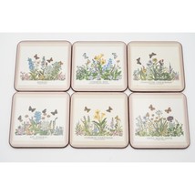 Pimpernel Butterfly Collection Coasters 4&quot; x 4&quot; Set of 6 Made in England - £15.51 GBP