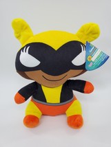 Sugar Loaf Superhero Dog Yellow Orange Black Plush Stuffed Toy New B200 - £9.37 GBP