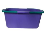 Vintage 90&#39;s  Eagle Craftstor PURPLE BASE ONLY w/ Handles 20&quot;  Sewing St... - £15.19 GBP