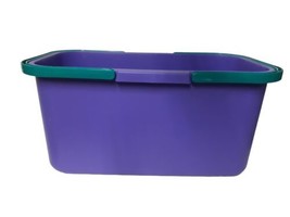 Vintage 90&#39;s  Eagle Craftstor PURPLE BASE ONLY w/ Handles 20&quot;  Sewing St... - $17.46