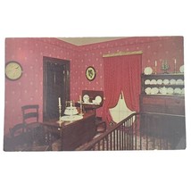 Illinois IL Springfield Abraham Lincoln Home Dining Room Postcard Old Vintage PC - £2.02 GBP