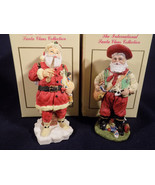 LOT OF 2 INTERNATIONAL SANTA CLAUSE COLLECTION FIGURINES - UNITED STATES... - £15.76 GBP