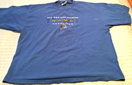 St. Louis Rams 1999 NFC West Champions Short sleeved T-shirt. Size XXL. - £11.78 GBP