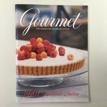 Gourmet Magazine January-December 2001 The Annual Recipe Index No Label - £7.46 GBP