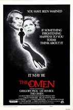 1976 The Omen Movie Poster 11X17 Gregory Peck Lee Remick Robert Damien  - £9.15 GBP