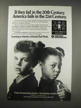 1990 Chrysler Corporation Ad - PBS Learning in America - $18.49