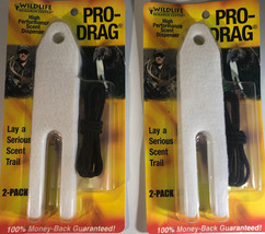 2 Pkgs Wildlife Research Pro-Drag Scent Dispensers-4 Total Scent Dispens... - £9.24 GBP