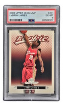 Lebron James 2003 Upper Deck MVP #201 Cleveland Cavaliers Rookie Card PSA 6 - $87.29