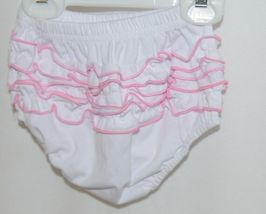 I Love Baby Pink White Sun Dress Ruffle Bloomers Size 80cm 1 to 2 Year Old image 5