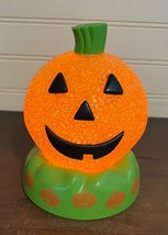 Nite Bright Light up Plastic Popcorn Pumpkin Avon in original box - $15.00