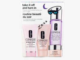 Clinique Take it off and Turn in Gift Set - Includes Take The Day Off Makeup Rem - £35.16 GBP