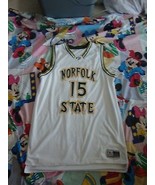 Norfolk State Spartans Martin #15 Basketball Jersey 2XL Authentic Game Worn - £57.98 GBP