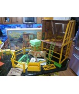 Mattel Sunshine Family Farm Original Box &amp; Pet House NOT COMPLETE - £86.29 GBP