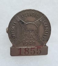 1940 Minnesota Chauffeur Licensed Driver Badge - Metal Pin - £11.64 GBP